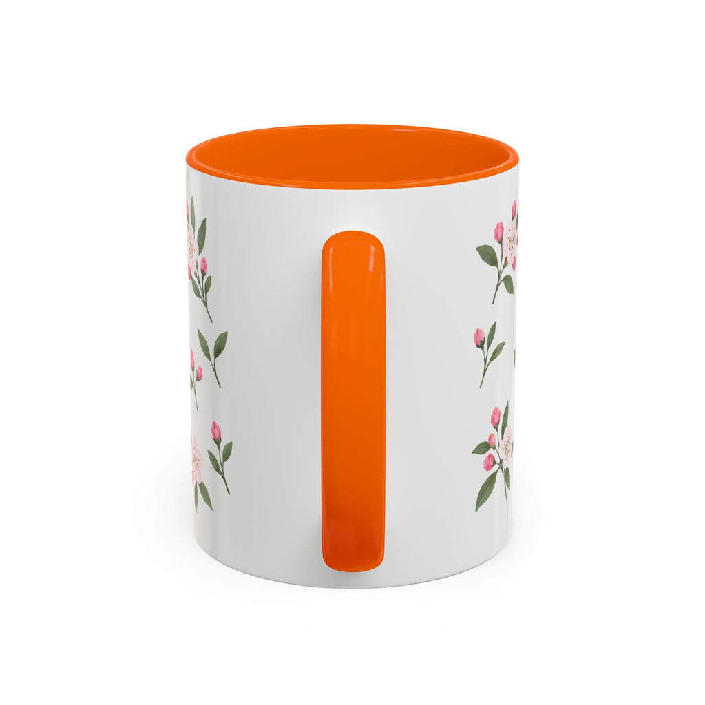 Pennsylvania Mountain Laurel Mug, State Flower Floral Coffee Cup, 11oz Botanical Gift