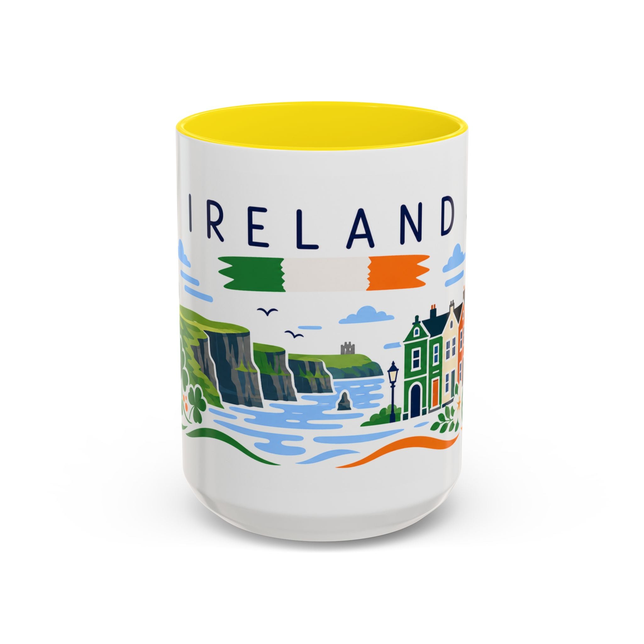 Ireland Coffee Mug | Travel Souvenir Accent Mug | Country Gift Ceramic Cup 11oz 15oz