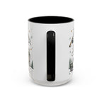 Grandpa The Legend Coffee Mug | Gift From Grandkids | Accent Color Ceramic 11oz 15oz