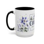 Colorado State Mug | Rocky Mountain Botanical Design | Moving Away Gift