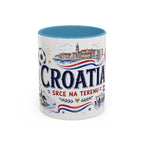 Croatia Soccer Coffee Mug | World Cup Fan Gift | Accent Color Ceramic 11oz 15oz Match Day Cup