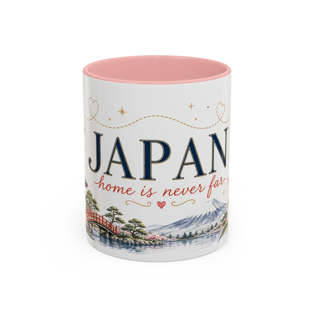 Japan Home Country Mug | Moving Away Gift | Long Distance Friendship | 11 oz 15 oz Accent Mug