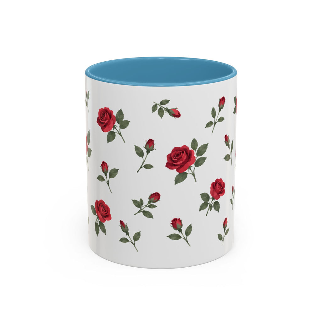 Oklahoma Oklahoma Rose Mug, State Flower Floral Coffee Cup, 11oz Botanical Gift