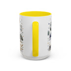 America the Beautiful Coffee Mug | Patriotic USA Gift | Accent Color Ceramic 11oz 15oz