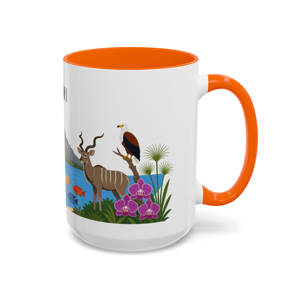 Malawi Coffee Mug | Travel Souvenir Accent Mug | Country Gift Ceramic Cup 11oz 15oz
