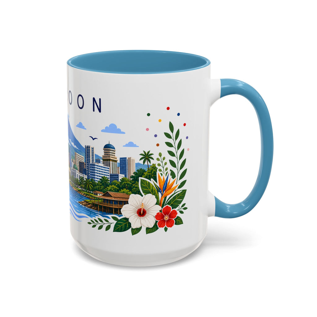 Cameroon Coffee Mug | Travel Souvenir Accent Mug | Place Gift Ceramic Cup 11oz 15oz
