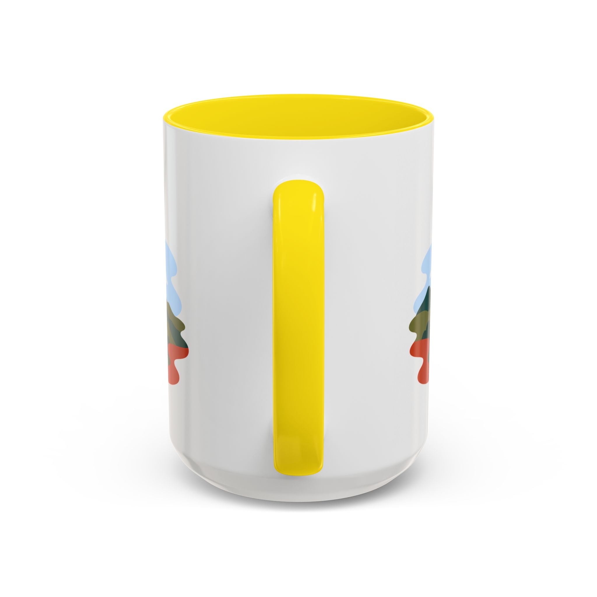 Torres del Paine Coffee Mug | Travel Destination Souvenir Gift | Accent Color Ceramic 11oz 15oz