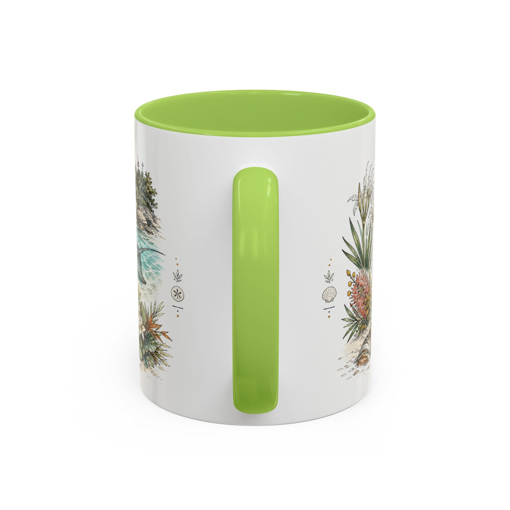 Whitehaven Beach Mug, Australia Travel Souvenir, Bucket List Gift, Accent Ceramic Coffee Mug 11oz 15oz