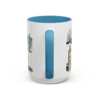 Tel Aviv Coffee Mug | Israel Travel Souvenir | Vintage Illustrated City Gift | 11 oz 15 oz Accent Mug