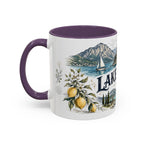 Lake Garda Mug, Italy Travel Souvenir, Bucket List Gift, Accent Ceramic Coffee Mug 11oz 15oz