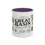 Great Basin National Park Coffee Mug | Nevada Desert Stargazing Hiking Gift | Accent Color Ceramic 11oz 15oz