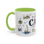 Cairo Coffee Mug | Egypt Souvenir Travel Gift | Accent Color Ceramic 11oz 15oz