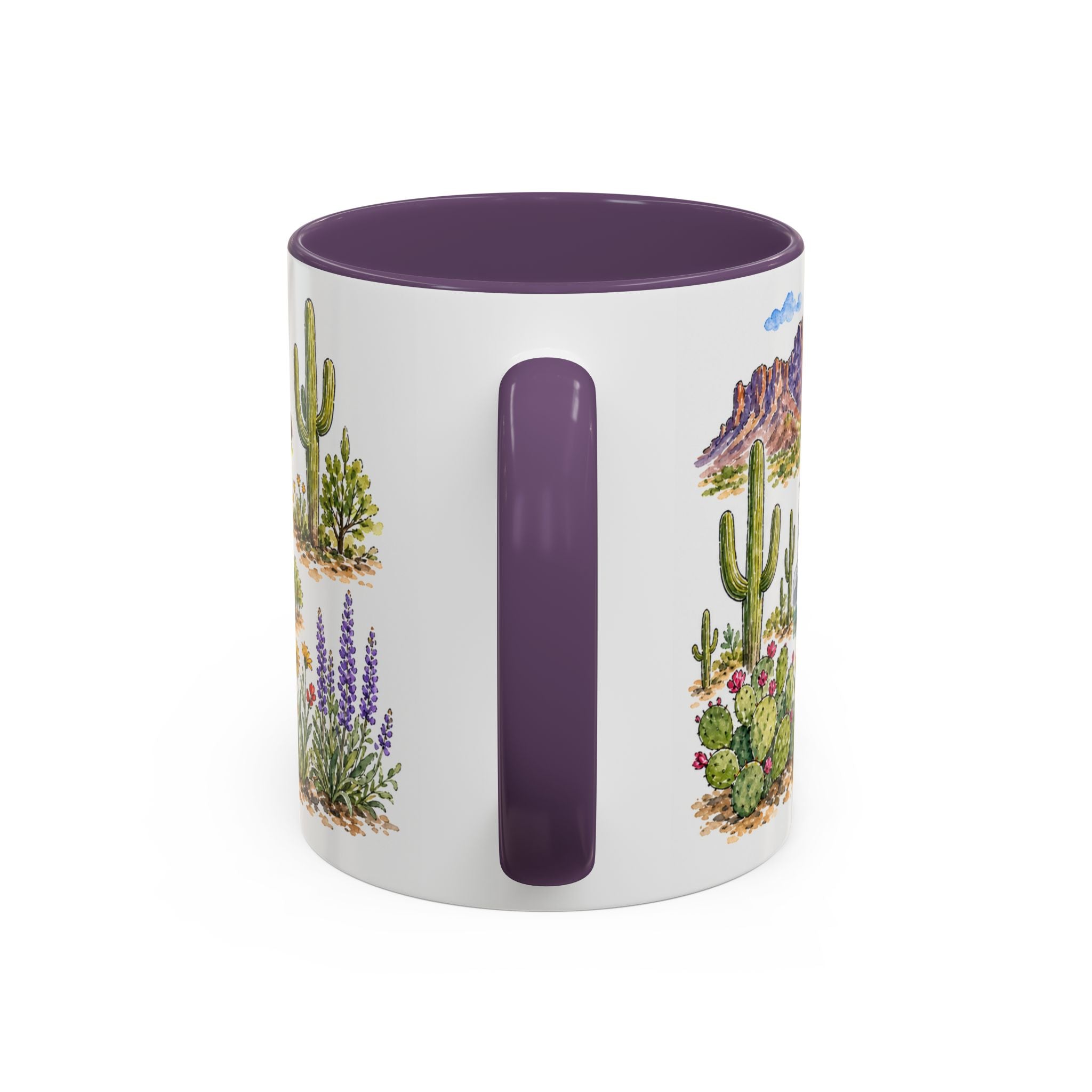 Mesa Illustrated Travel Mug | City Souvenir Accent Coffee Mug | 11oz 15oz Ceramic Cup