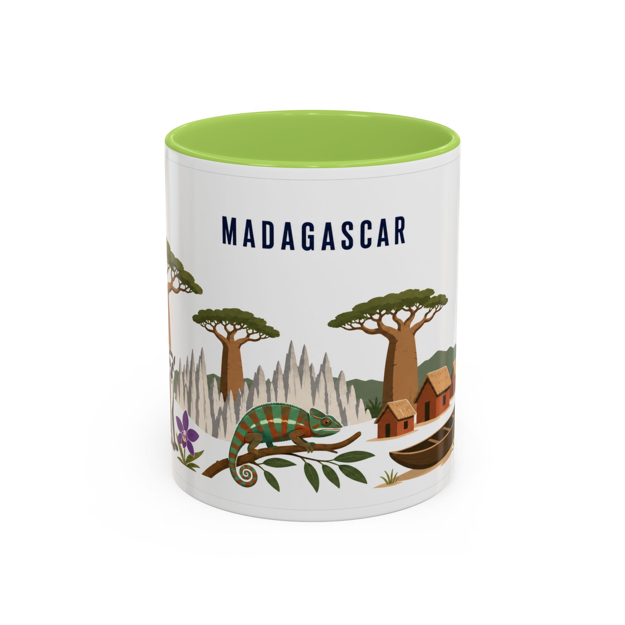 Madagascar Home Country Mug | Moving Away Gift | Long Distance Friendship | 11 oz 15 oz Accent Mug