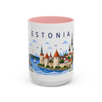 Estonia Coffee Mug | Travel Souvenir Accent Mug | Place Gift Ceramic Cup 11oz 15oz