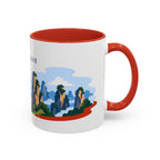 Zhangjiajie Coffee Mug | Travel Destination Souvenir Gift | Accent Color Ceramic 11oz 15oz