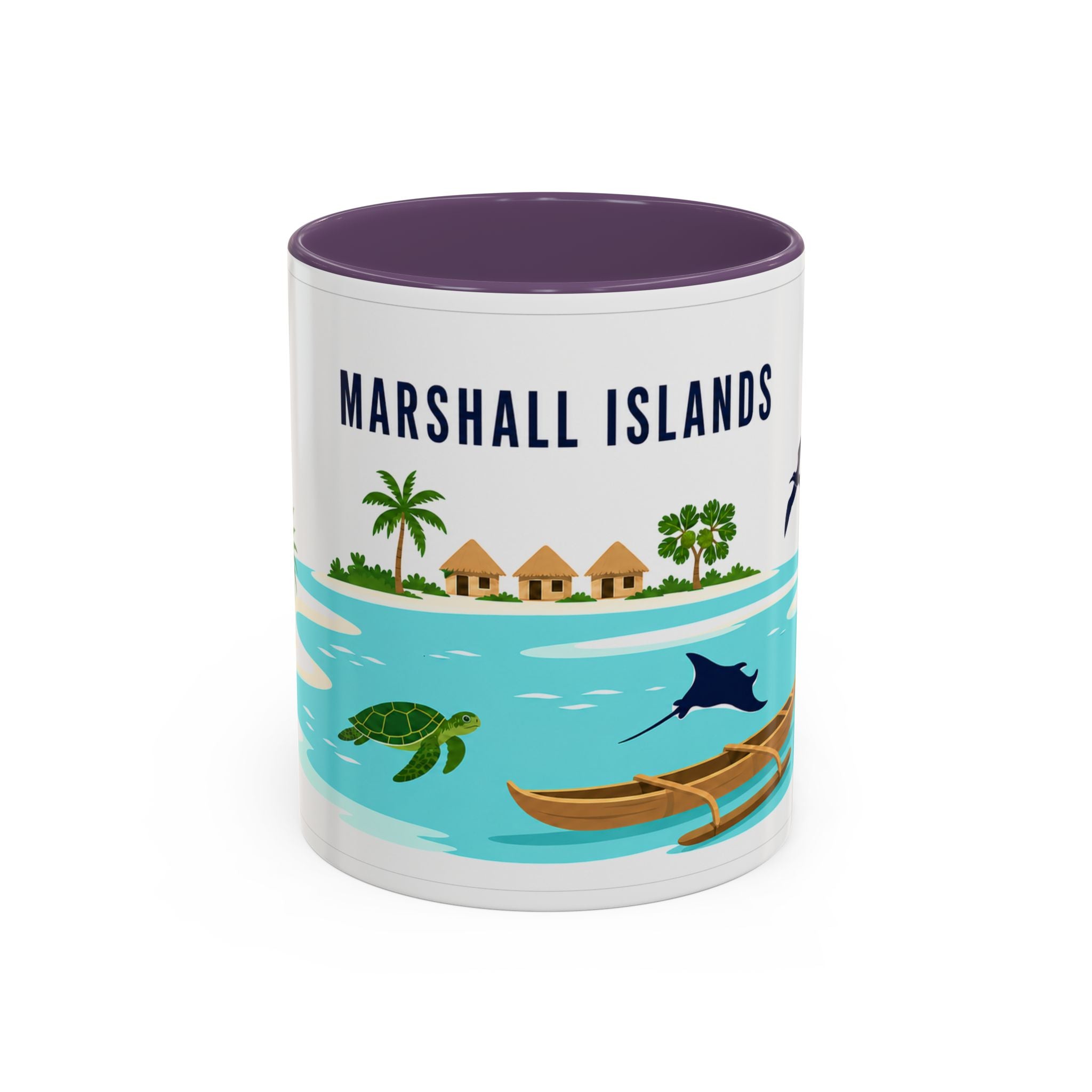 Marshall Islands Coffee Mug | Travel Souvenir Accent Mug | Country Gift Ceramic Cup 11oz 15oz