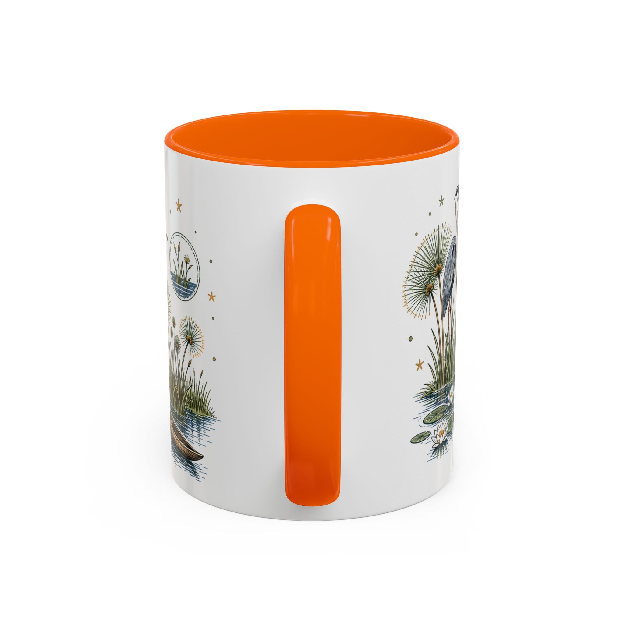 Okavango Delta Coffee Mug | Travel Destination Souvenir Gift | Accent Color Ceramic 11oz 15oz
