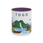 Togo Coffee Mug | Travel Souvenir Accent Mug | Country Gift Ceramic Cup 11oz 15oz