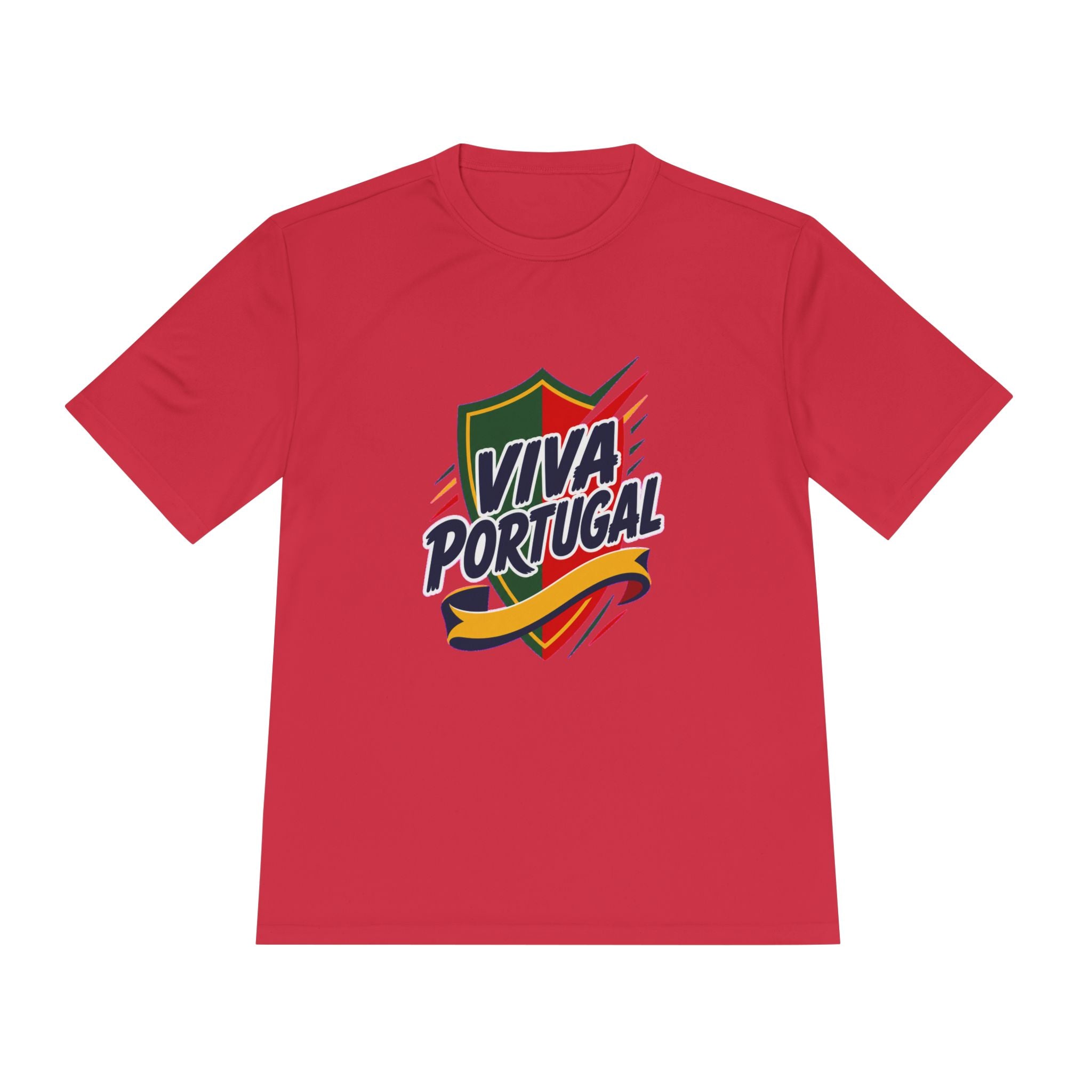 Portugal Soccer T Shirt, Viva Portugal Tee, World Football Fan Shirt, Moisture Wicking Sport Tee