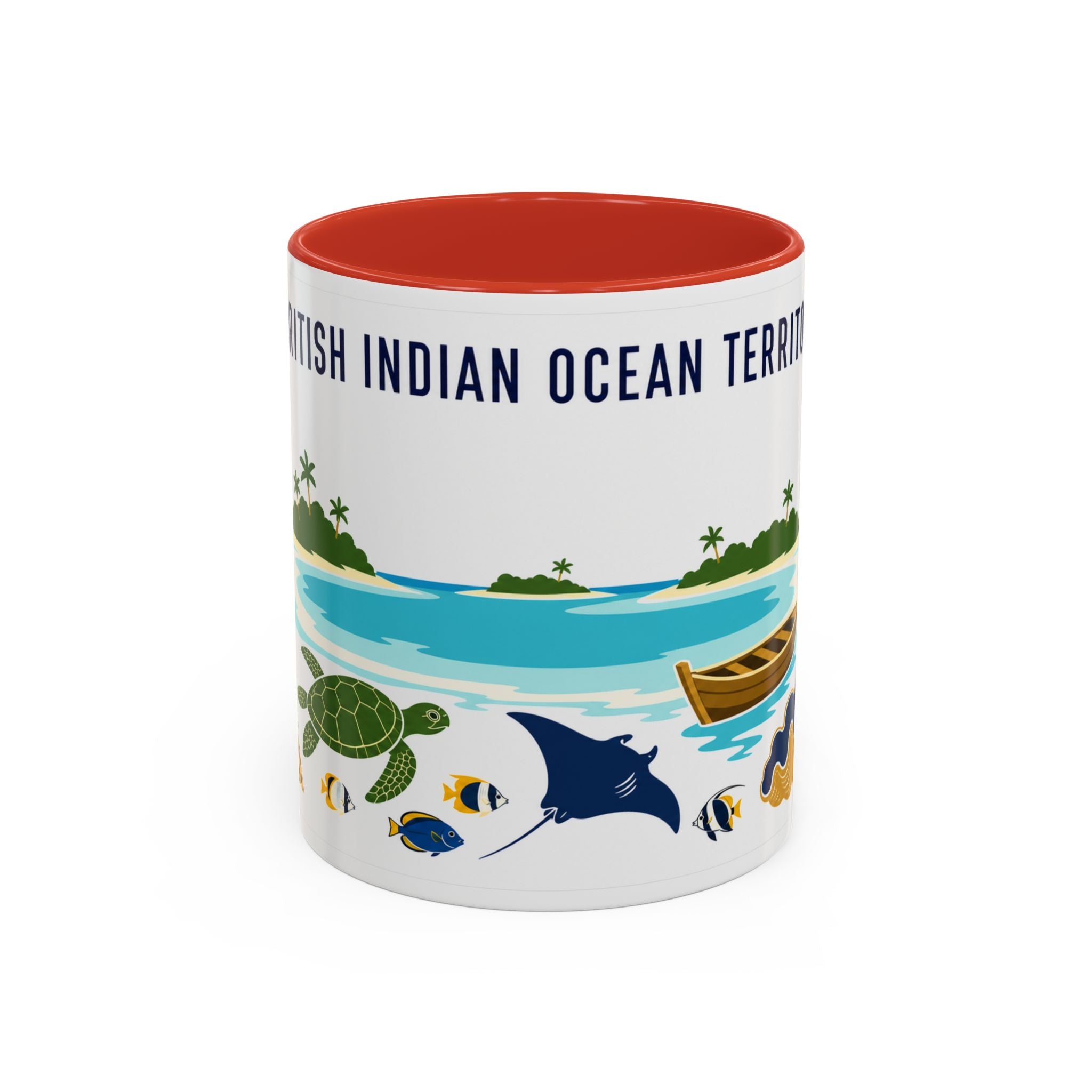 British Indian Ocean Territory Coffee Mug | Travel Souvenir Accent Mug | Country Gift Ceramic Cup 11oz 15oz
