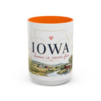 Iowa State Mug | Home is Never Far Accent Mug (11oz or 15oz)