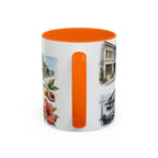 Penang Island Coffee Mug | Malaysia Travel Souvenir | Vintage Illustrated City Gift | 11 oz 15 oz Accent Mug