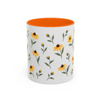 Maryland Black-eyed Susan Mug, State Flower Floral Coffee Cup, 11oz Botanical Gift