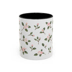Massachusetts Mayflower Mug, State Flower Floral Coffee Cup, 11oz Botanical Gift