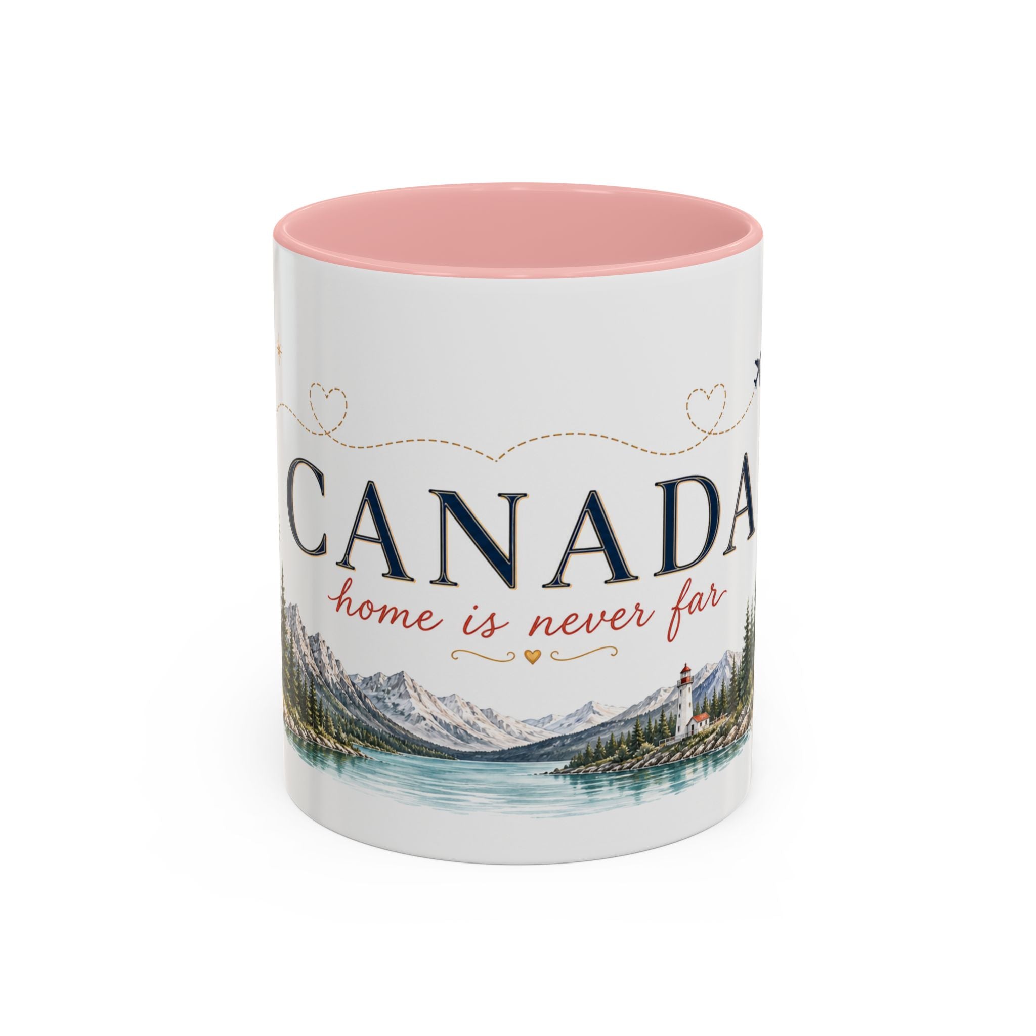 Canada Home Country Mug | Moving Away Gift | Long Distance Friendship | 11 oz 15 oz Accent Mug