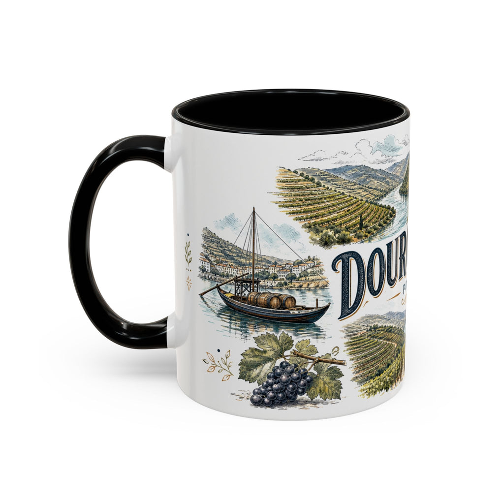 Douro Valley Mug, Portugal Travel Souvenir, Bucket List Gift, Accent Ceramic Coffee Mug 11oz 15oz