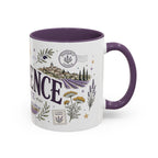 Provence Coffee Mug | Travel Destination Souvenir Gift | Accent Color Ceramic 11oz 15oz