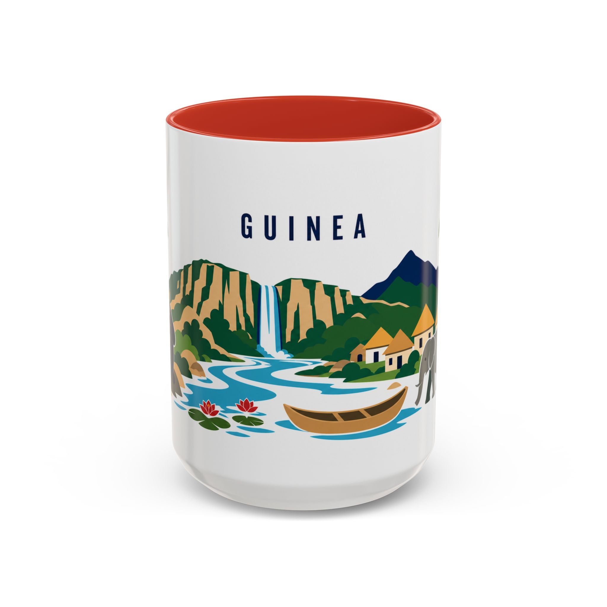 Guinea Coffee Mug | Travel Souvenir Accent Mug | Country Gift Ceramic Cup 11oz 15oz