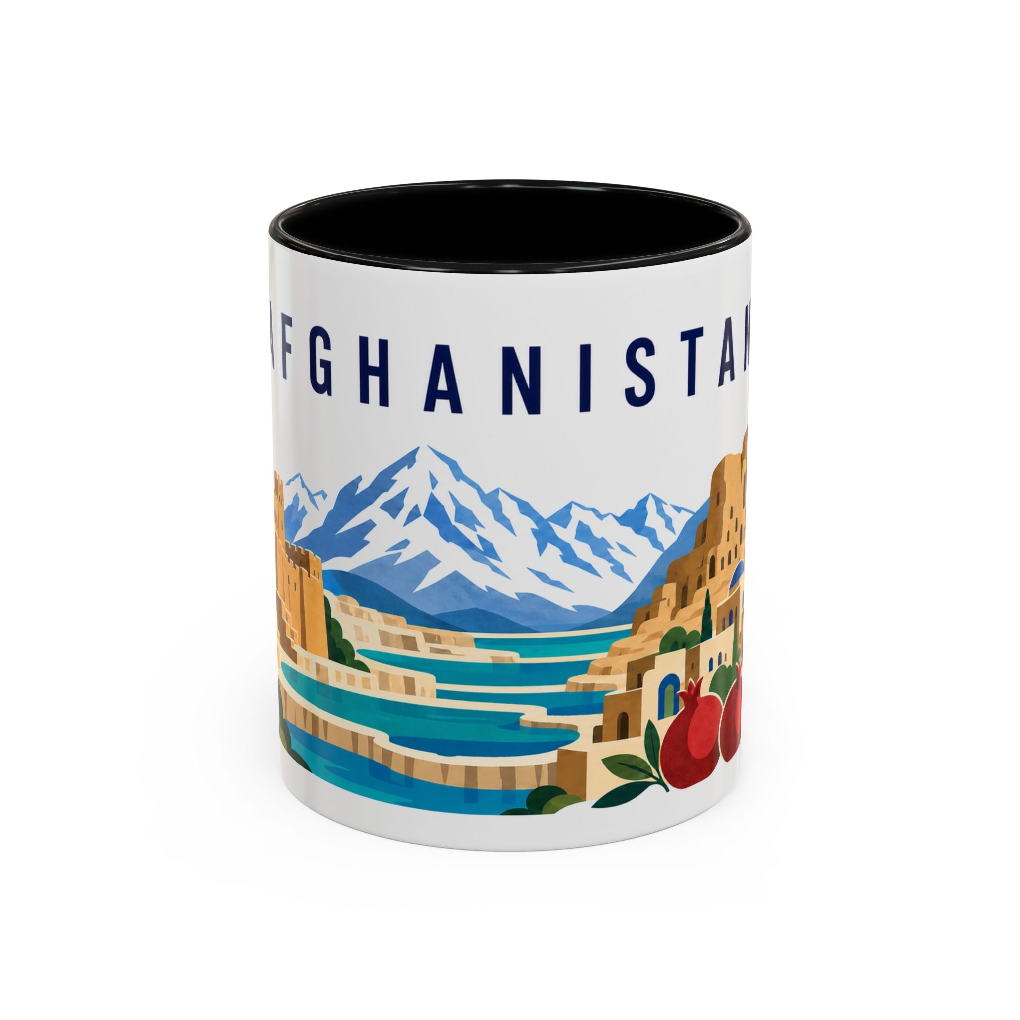 Afghanistan Coffee Mug | Travel Souvenir Accent Mug | Country Gift Ceramic Cup 11oz 15oz