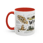 Wind Cave National Park Coffee Mug | South Dakota Cave Bison Prairie Gift | Accent Color Ceramic 11oz 15oz