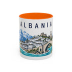 Albania Coffee Mug | Travel Souvenir Accent Mug | Country Gift Ceramic Cup 11oz 15oz