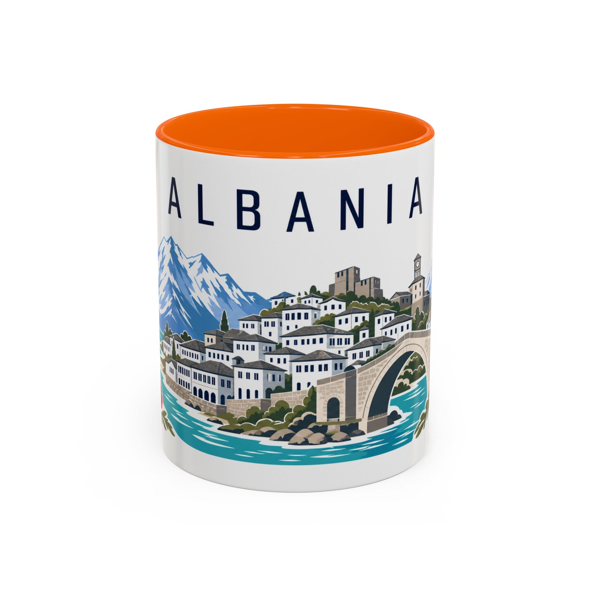 Albania Coffee Mug | Travel Souvenir Accent Mug | Country Gift Ceramic Cup 11oz 15oz