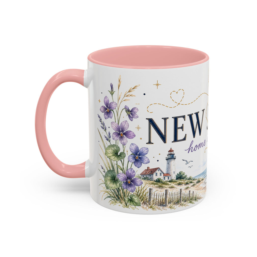 New Jersey Home State Mug | Moving Away Gift | Long Distance Friendship Coffee Cup | 11oz 15oz Accent Mug