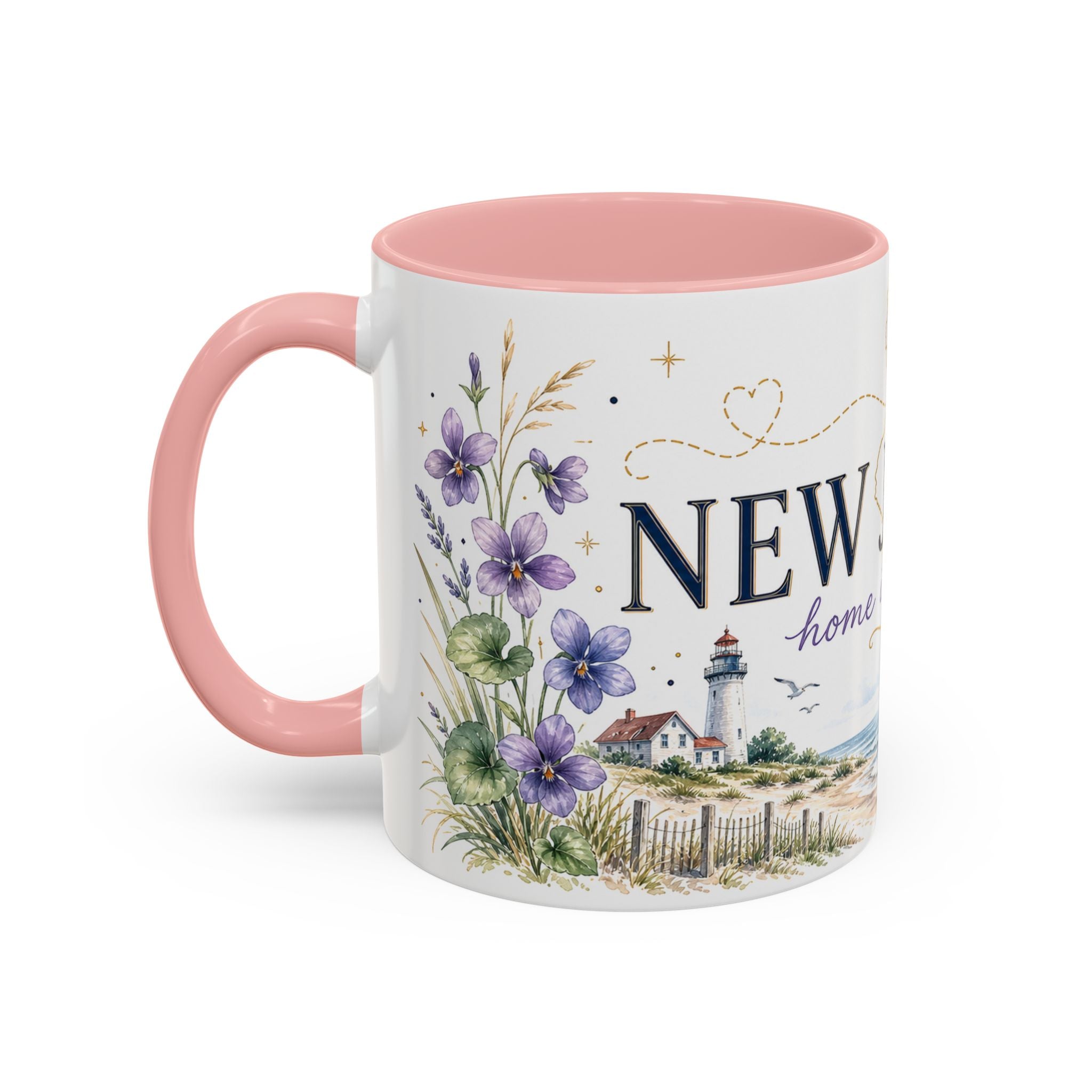 New Jersey Home State Mug | Moving Away Gift | Long Distance Friendship Coffee Cup | 11oz 15oz Accent Mug