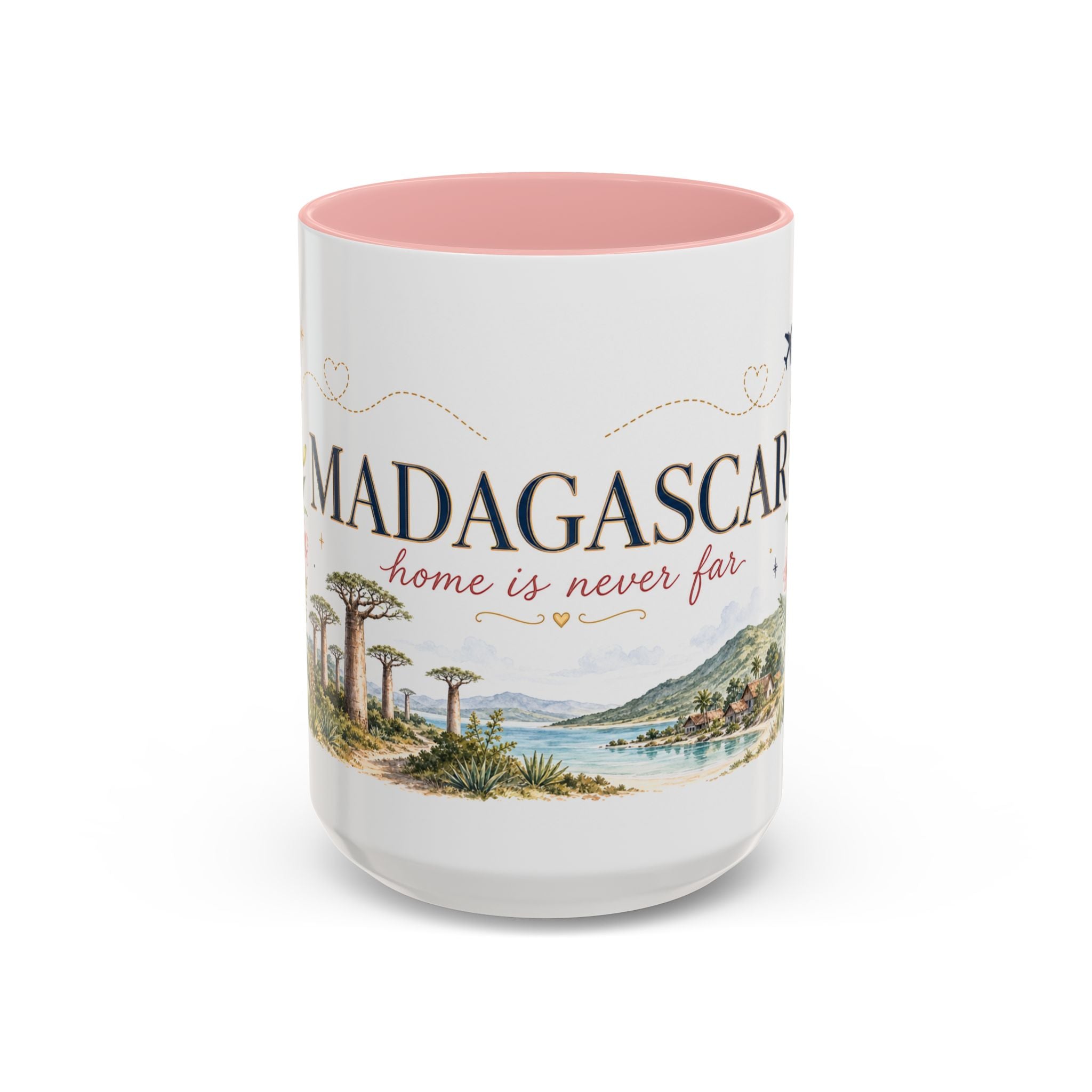 Madagascar Home Country Mug | Moving Away Gift | Long Distance Friendship | 11 oz 15 oz Accent Mug