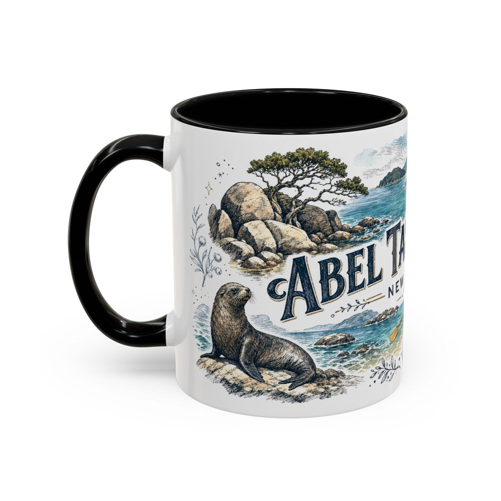Abel Tasman Coast Mug, New Zealand Travel Souvenir, Bucket List Gift, Accent Ceramic Coffee Mug 11oz 15oz