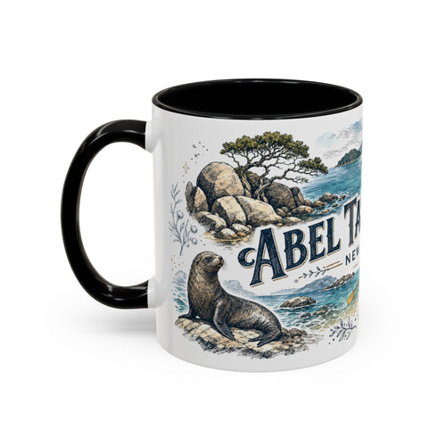 Abel Tasman Coast Mug, New Zealand Travel Souvenir, Bucket List Gift, Accent Ceramic Coffee Mug 11oz 15oz