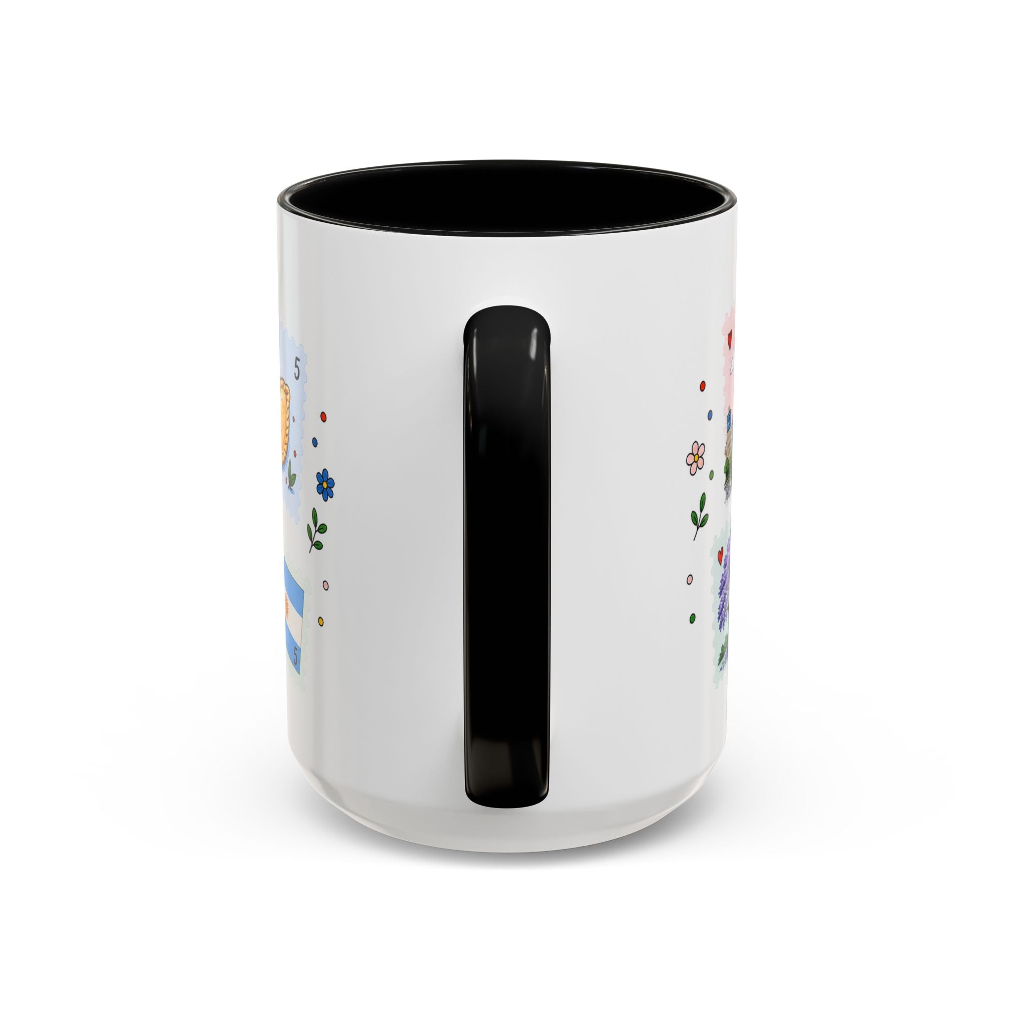 Buenos Aires Coffee Mug | Postage Stamp Collage Mug | Travel Souvenir Accent Cup 11oz 15oz