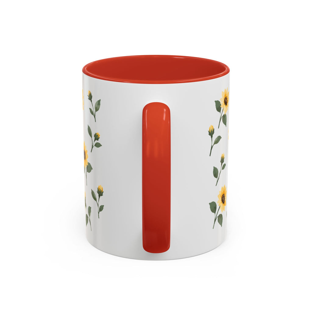 Kansas Sunflower Mug, State Flower Floral Coffee Cup, 11oz Botanical Gift