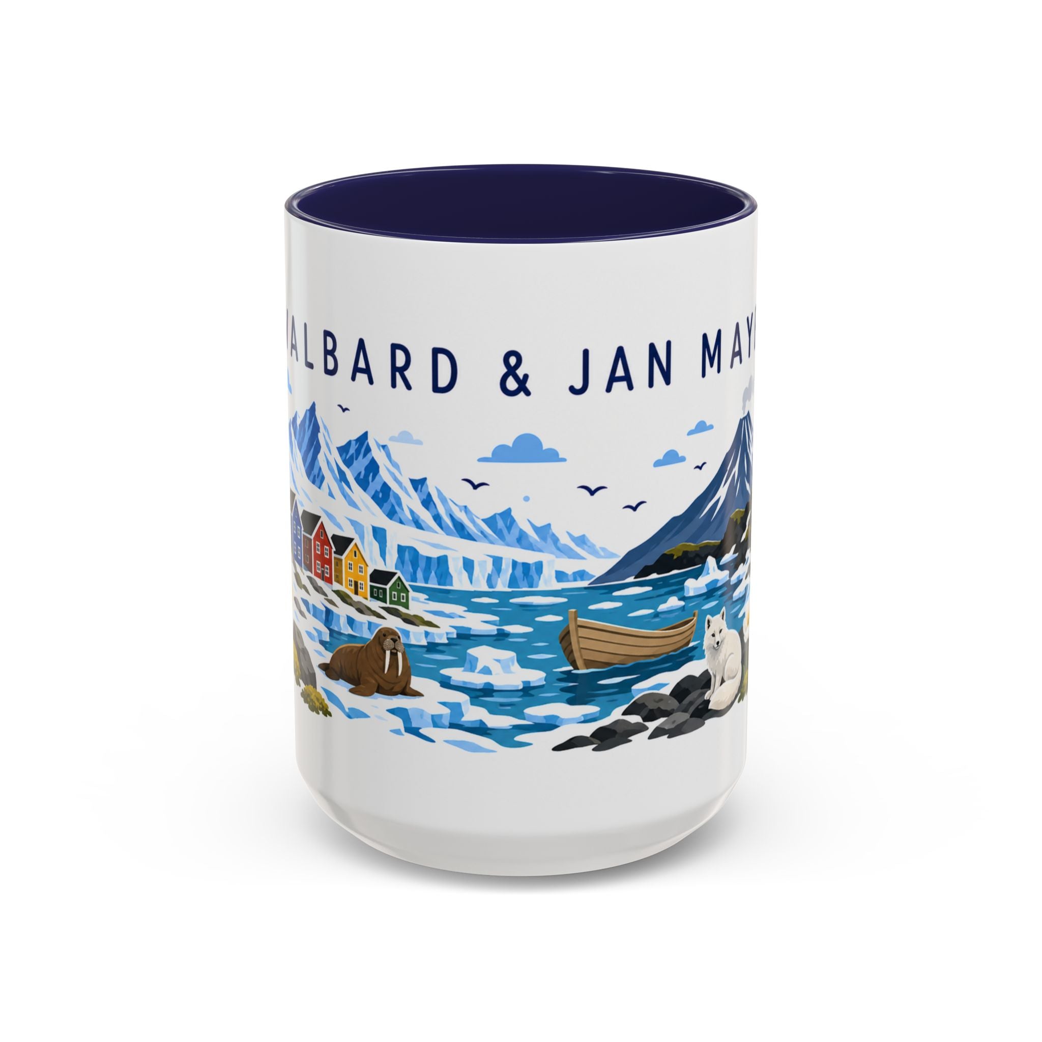 Svalbard & Jan Mayen Coffee Mug | Travel Souvenir Accent Mug | Country Gift Ceramic Cup 11oz 15oz