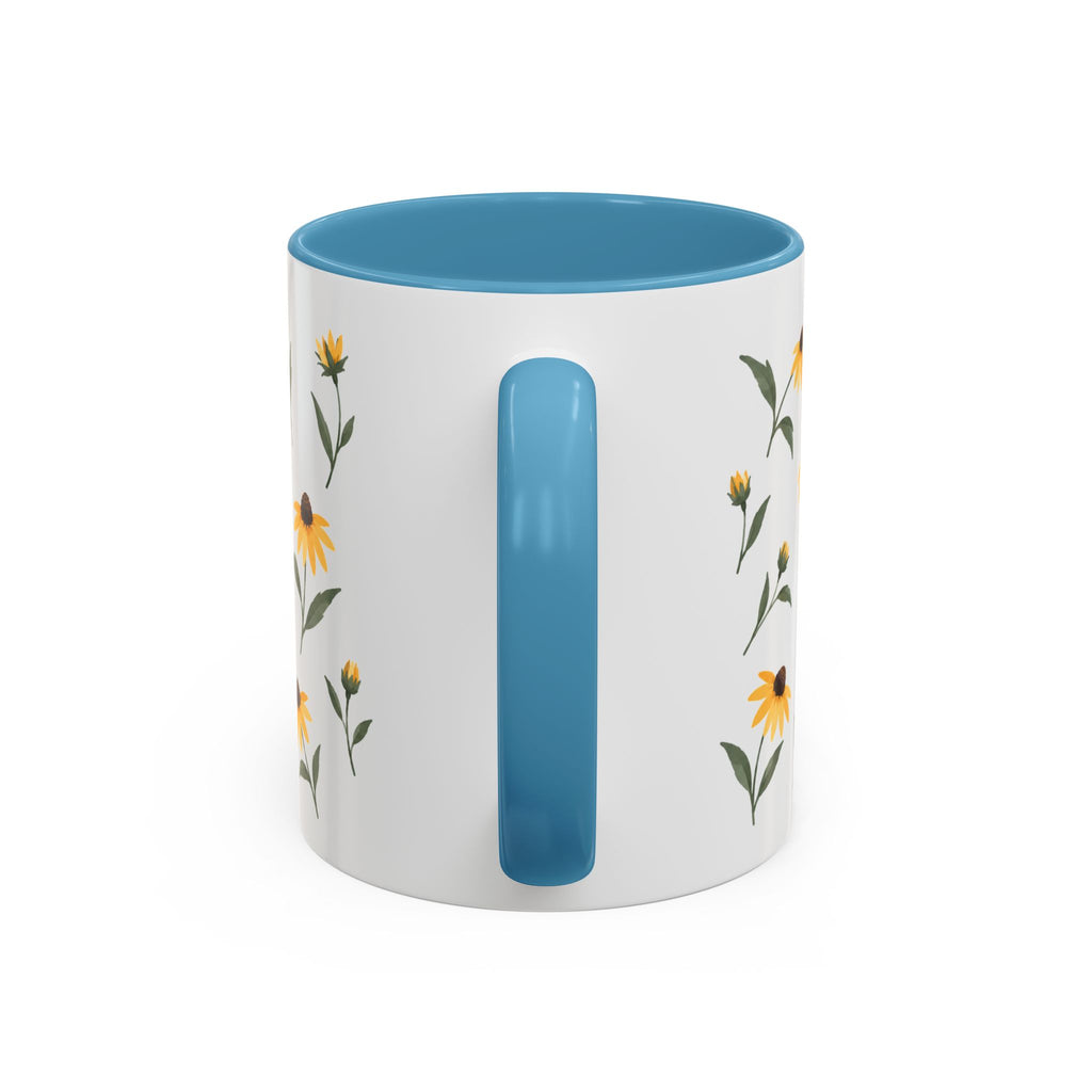 Maryland Black-eyed Susan Mug, State Flower Floral Coffee Cup, 11oz Botanical Gift