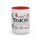 Tokyo Coffee Mug | Japan Souvenir Travel Gift | Accent Color Ceramic 11oz 15oz