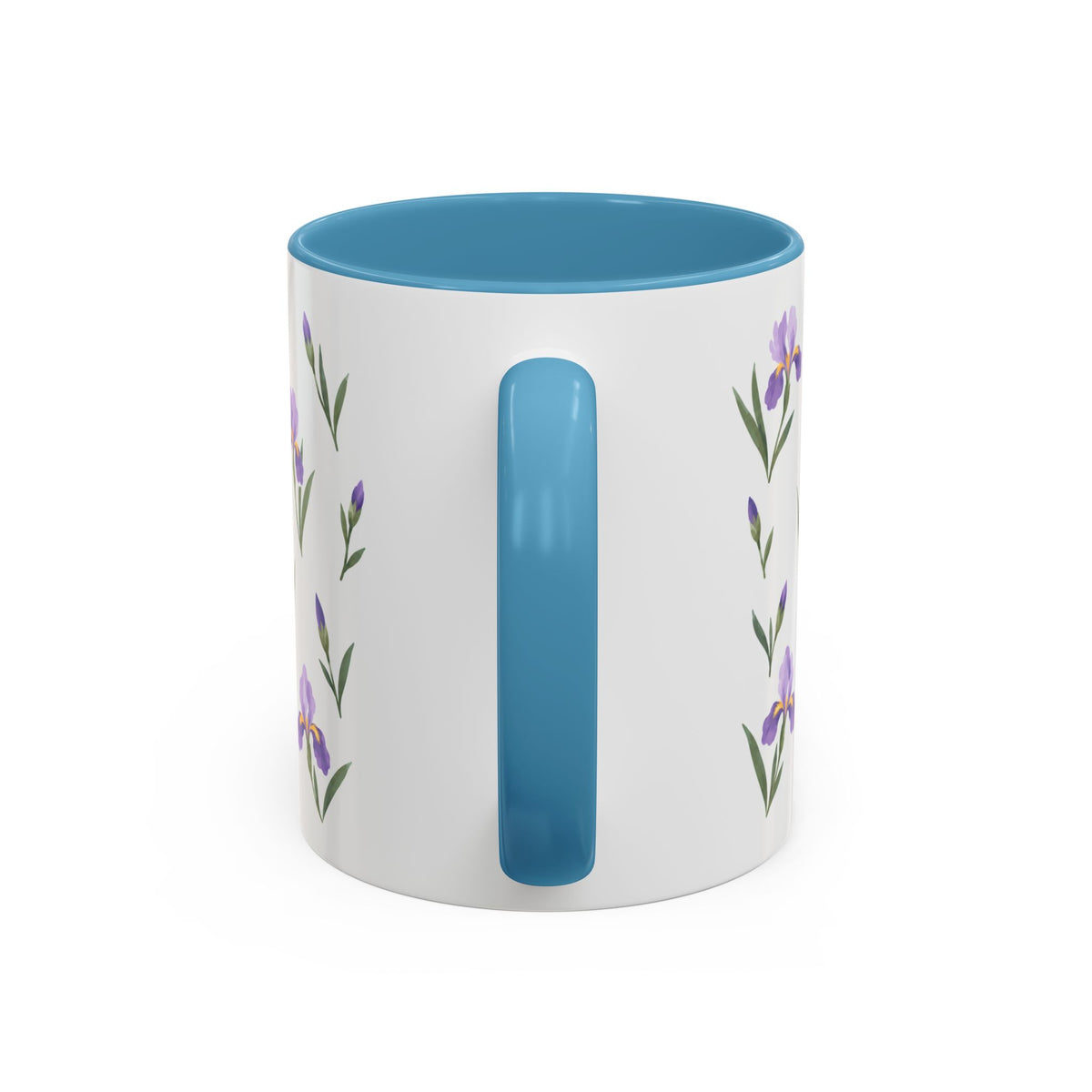 Tennessee Iris Mug, State Flower Floral Coffee Cup, 11oz Botanical Gift