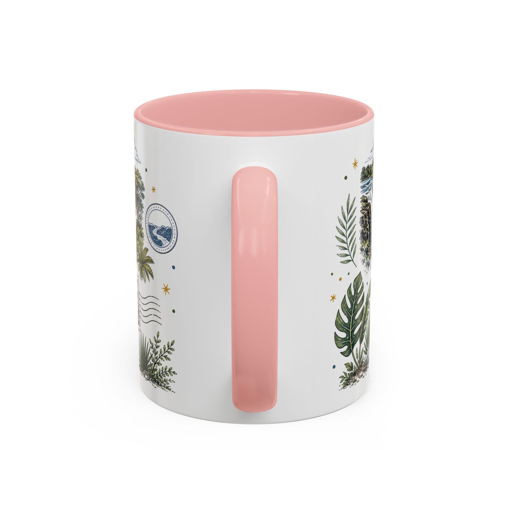 Victoria Falls Coffee Mug | Travel Destination Souvenir Gift | Accent Color Ceramic 11oz 15oz