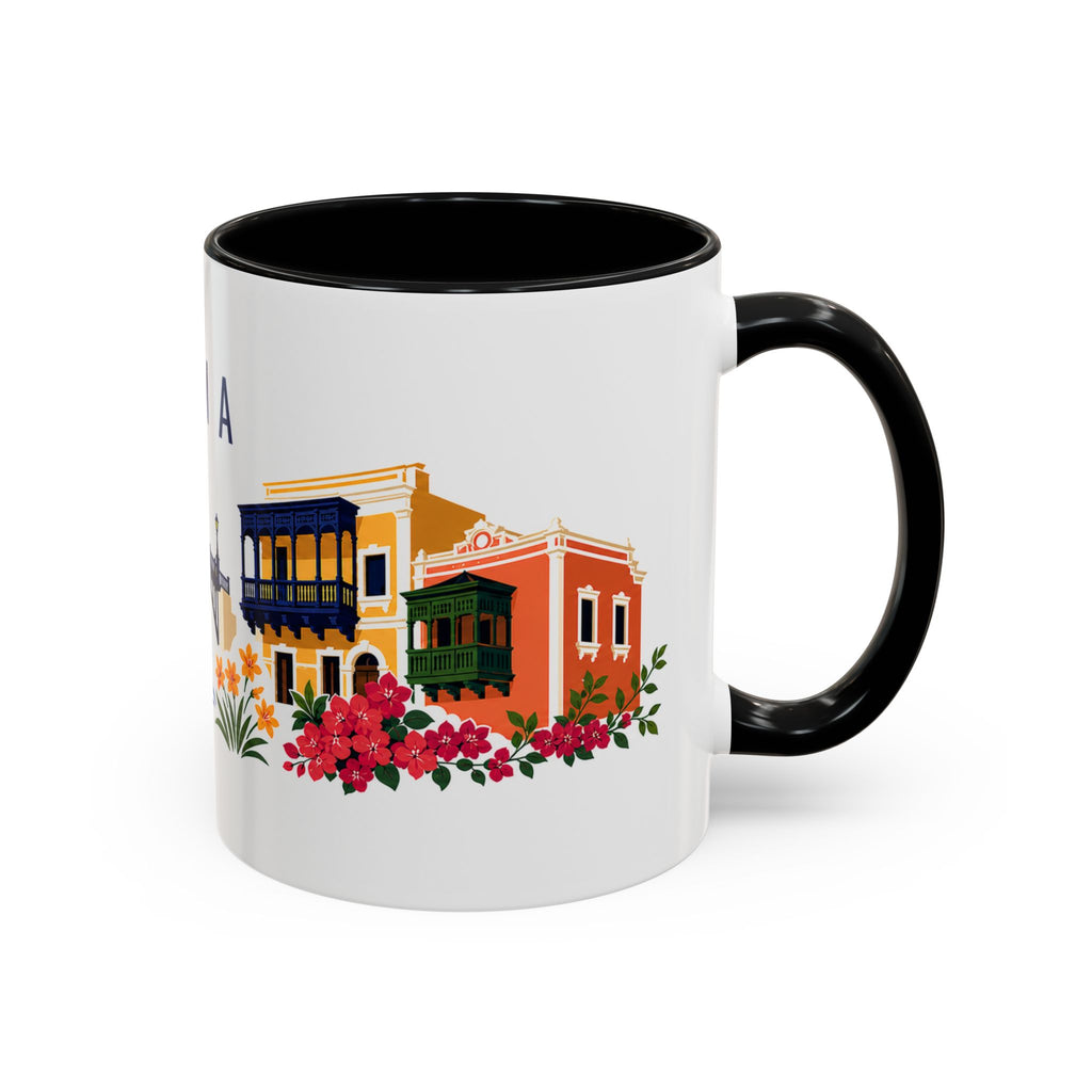 Lima Coffee Mug | Peru Travel Souvenir | Porcelain Decal City Gift | 11oz 15oz Accent Mug